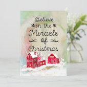 De magie van de kerstboom en geschenken vakantie K Feestdagenkaart (Staand voorkant)