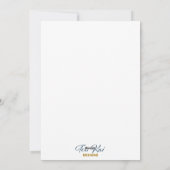 De magie van de kerstboom en geschenken vakantie K Feestdagenkaart (Achterkant)