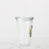 De magie van de lente bloemen acryl drinkbeker (Rechts)