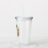 De magie van de lente bloemen acryl drinkbeker (Links)