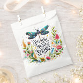 De magie van de lente bloemen bedankzakje (Geknipt)