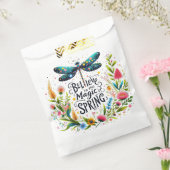 De magie van de lente bloemen bedankzakje (Gezegeld)