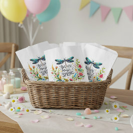 De magie van de lente bloemen bedankzakje