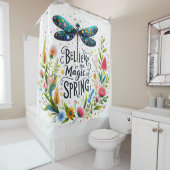 De magie van de lente bloemen douchegordijn (In situ)