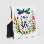 De magie van de lente bloemen fotoplaat (Voorkant)