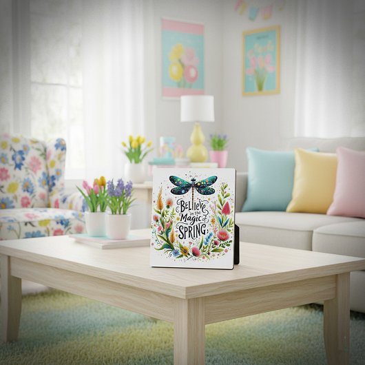 De magie van de lente bloemen fotoplaat