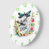 De magie van de lente bloemen grote klok (Hoek)