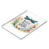 De magie van de lente bloemen notitieboek (Linkerzijde)