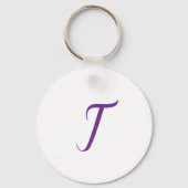 De magie van de lente bloemen sleutelhanger (Achterkant)