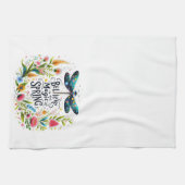 De magie van de lente bloemen theedoek (Horizontaal)