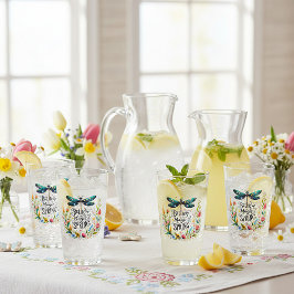 De magie van de lente bloemrijk glas