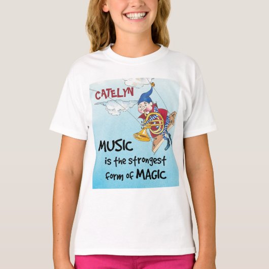 De magie van de muziekdouane T-Shirt (Voorkant)