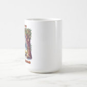 De magie van de winter door glas koffiemok (Center)