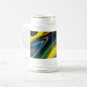 De Magie van de Zomer, Abstracte 3D Kunst Bierpul (Voorkant links)