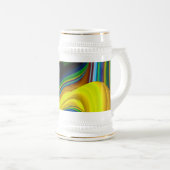 De Magie van de Zomer, Abstracte 3D Kunst Bierpul (Voorkant rechts)
