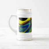 De Magie van de Zomer, Abstracte 3D Kunst Bierpul (Links)