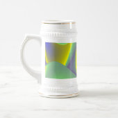 De Magie van de Zomer, Abstracte 3D Kunst Bierpul (Links)