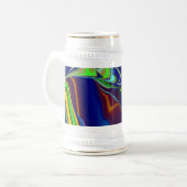 De Magie van de Zomer, Abstracte 3D Kunst Bierpul (Voorkant links)