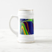 De Magie van de Zomer, Abstracte 3D Kunst Bierpul (Links)