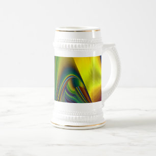 De Magie van de Zomer, Abstracte 3D Kunst Bierpul