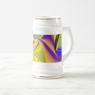 De Magie van de Zomer, Abstracte 3D Kunst Bierpul
