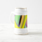 De Magie van de Zomer, Abstracte 3D Kunst Bierpul (Voorkant links)