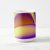 De Magie van de Zomer, Abstracte 3D Kunst Koffiemok (Center)