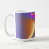 De Magie van de Zomer, Abstracte 3D Kunst Koffiemok (Links)