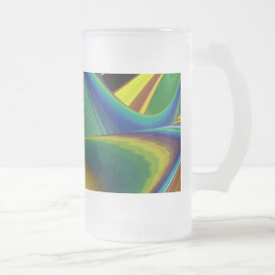 De Magie van de Zomer, Abstracte 3D Kunst Matglas Bierpul
