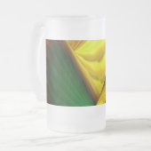 De Magie van de Zomer, Abstracte 3D Kunst Matglas Bierpul (Voorkant links)