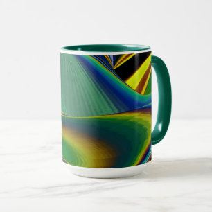 De Magie van de Zomer, Abstracte 3D Kunst Mok