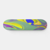 De Magie van de Zomer, Abstracte 3D Kunst Persoonlijk Skateboard (Horizontaal)