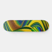 De Magie van de Zomer, Abstracte 3D Kunst Persoonlijk Skateboard (Horizontaal)