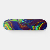 De Magie van de Zomer, Abstracte 3D Kunst Persoonlijk Skateboard (Horizontaal)