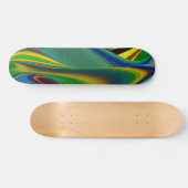 De Magie van de Zomer, Abstracte 3D Kunst Persoonlijk Skateboard (Horizontaal)