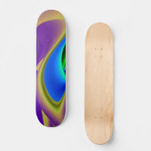 De Magie van de Zomer, Abstracte 3D Kunst Persoonlijk Skateboard (Voorkant)
