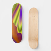 De Magie van de Zomer, Abstracte 3D Kunst Persoonlijk Skateboard (Voorkant)
