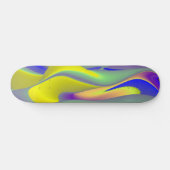 De Magie van de Zomer, Abstracte 3D Kunst Persoonlijk Skateboard (Horizontaal)