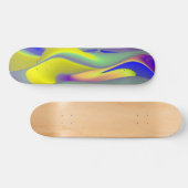 De Magie van de Zomer, Abstracte 3D Kunst Persoonlijk Skateboard (Horizontaal)