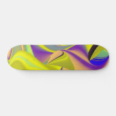 De Magie van de Zomer, Abstracte 3D Kunst Persoonlijk Skateboard (Horizontaal)