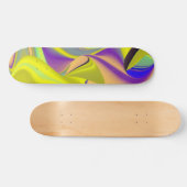 De Magie van de Zomer, Abstracte 3D Kunst Persoonlijk Skateboard (Horizontaal)