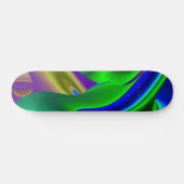 De Magie van de Zomer, Abstracte 3D Kunst Persoonlijk Skateboard (Horizontaal)