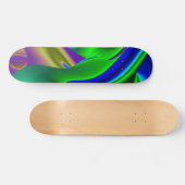 De Magie van de Zomer, Abstracte 3D Kunst Persoonlijk Skateboard (Horizontaal)