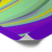 De Magie van de Zomer, Abstracte 3D Kunst Poster (Hoek)