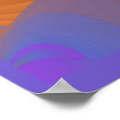 De Magie van de Zomer, Abstracte 3D Kunst Poster (Hoek)