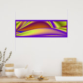 De Magie van de Zomer, Abstracte 3D Kunst Poster (Keuken)