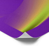 De Magie van de Zomer, Abstracte 3D Kunst Poster (Hoek)