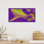 De Magie van de Zomer, Abstracte 3D Kunst Poster (Keuken)