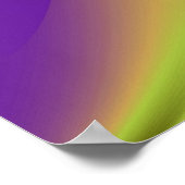 De Magie van de Zomer, Abstracte 3D Kunst Poster (Hoek)