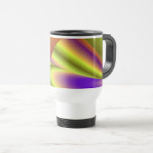 De Magie van de Zomer, Abstracte 3D Kunst Reisbeker (Voorkant rechts)